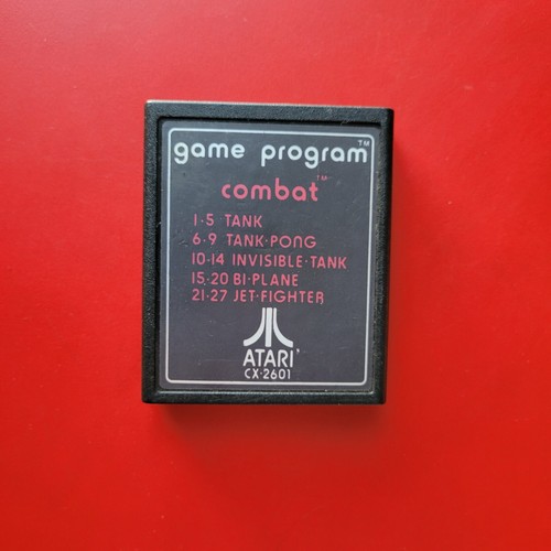 01 Combat Atari 2600 Gatefold Box Manual Game Works Vintage War Battle 7800 - Picture 3 of 19