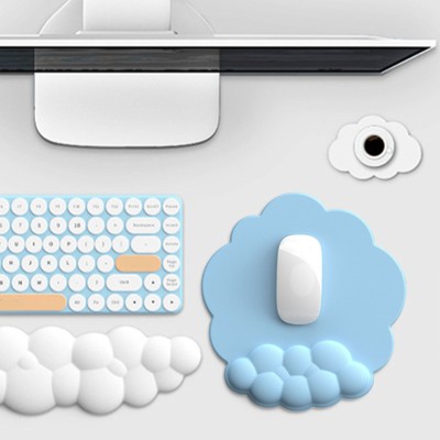 Cloud Mouse Pad Wrist Support Memory Foam Prevent Sliding Ergonomic Palm Res Hot