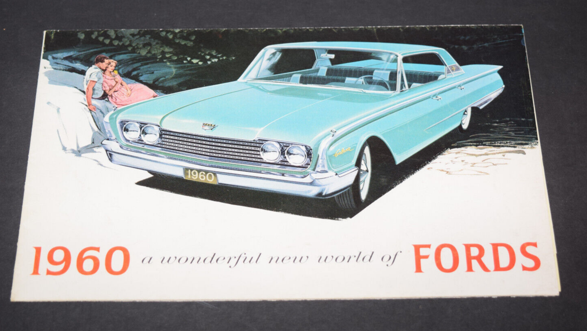 1960 Ford Dealer Sales Brochure - All Models - Foldout | eBay