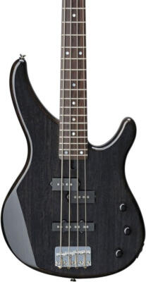 Yamaha TRBX174EW 4-String Bass Guitar, Rosewood Fingerboard, Translucent Black