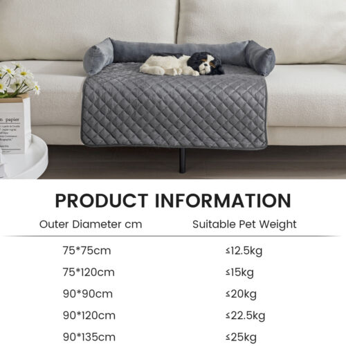 Anti Slip Quilted Sofa Cover Waterproof Couch Covers Pet Protector Sofa Throw UK - Picture 27 of 35