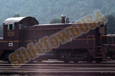 Vintage 1974 Train Slide 120 Lehigh Valley Engine Allentown PA Y1M049