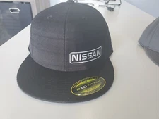 Nissan HAT Flexfit Hat Black with Gray Logo SM/MED or L/XL MINI-TRUCKIN