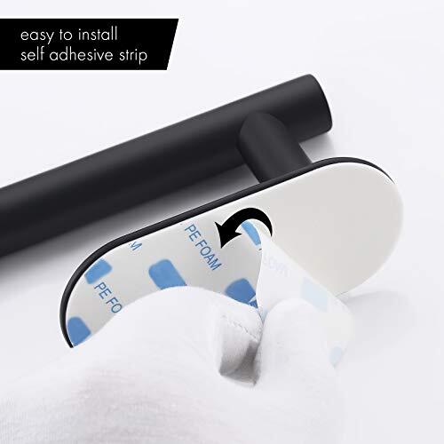 Adhesive Hand Towel Bar 9 Inch Kitchen Dish Cloths Hanger Sus 304 Stainless Stee