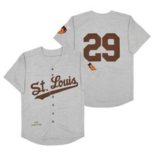 1953 Paige #29 Browns Baseball Jersey St. Louis Gray Youth/Men Custom Name S-6XL
