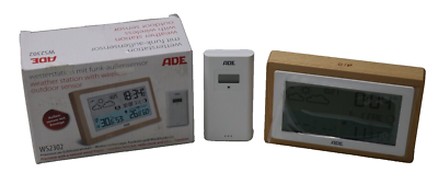ADE Digitale Wetterstation Funk mit Außensensor, Innen und