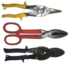 Lot 3 Stripers & Crimpers MIDWEST 5-Blade Crimper-WISS A-10-WISS M3 Action Snips