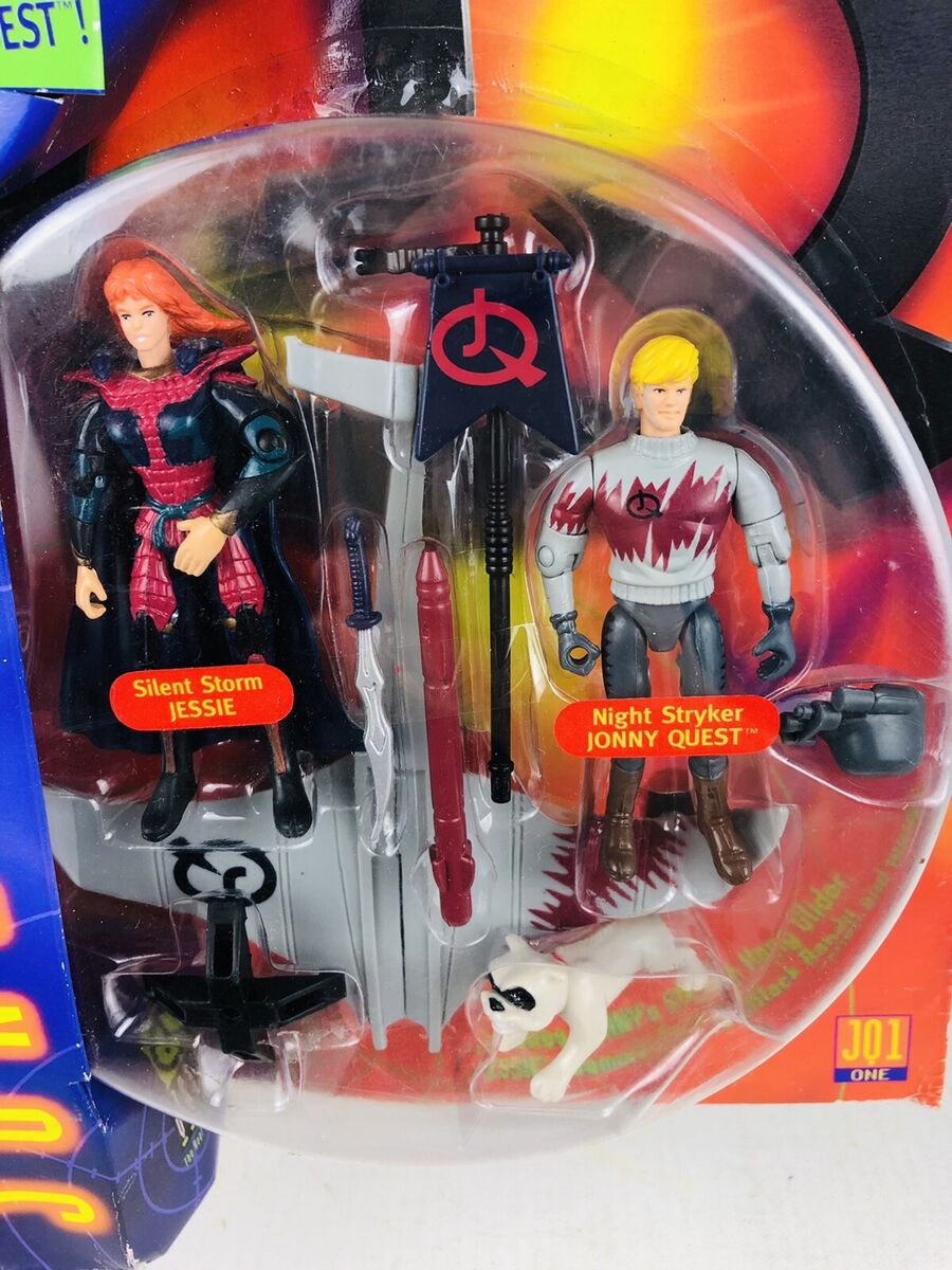 Jonny Quest JQ1 Adventures Jessie & J.Quest 1995 Galoob Jonny Quest JQ1 Adventures Jessie & J.Quest 1995 Galoob