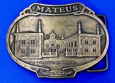 MATEUS Product Of Portugal Spain Dreyfus Ashby  Co Brass Tone RJ Belt Buckle