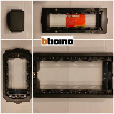 BTICINO CLASSIC ORIGINALI NUOVI SUPPORTI 3 4 6 posti BTICINO LIVING CLASSIC 4703 4704 4706 4500