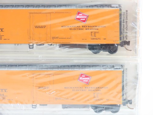 N Kadee Micro-Trains MTL 69062 URTX MILW Milwaukee Road Reefer 6-Pack - Sealed - Picture 7 of 9