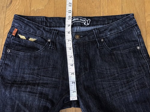 ROBIN'S JEAN ~ Pantalones de mezclilla baja para mujer pierna recta ~ Talla 28 - Imagen 8 de 12