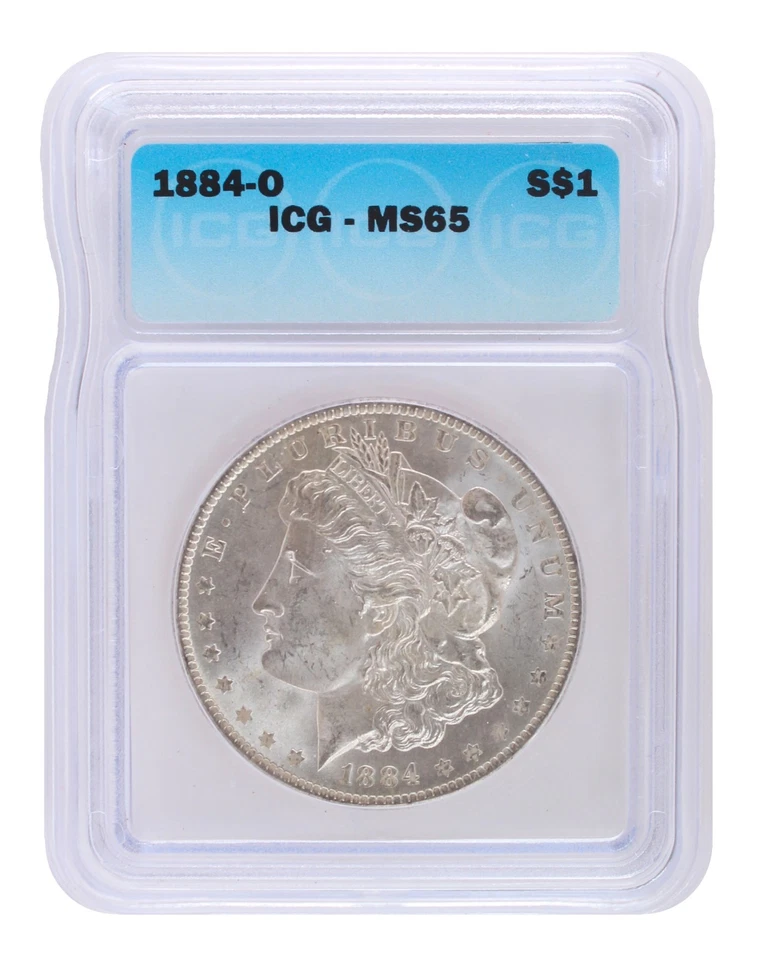 Dólar Morgan de Plata Pre 1921 ICG MS65 S$1 Lote de 1 Mezcla Años y Marcas de Acuñación Foto 2 de 4