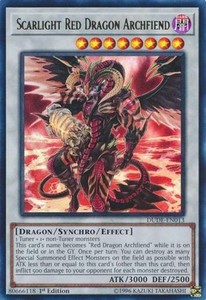 Scarlight Red Dragon Archfiend - DUDE-EN013 - Ultra Rare - 1st Edition x3 - Near