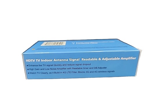 HiDB HDTV Antenna Readable Amplifier 25dB High Gain Signal Booster Indoor - Picture 4 of 4