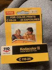Vintage Kodacolor II 110 Color Negative Film Expired 07/ 1982 Brand New Unopened