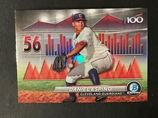 Daniel Espino 2024 Bowman Top 100 Prospects Chrome Card BTP-56 Guardians