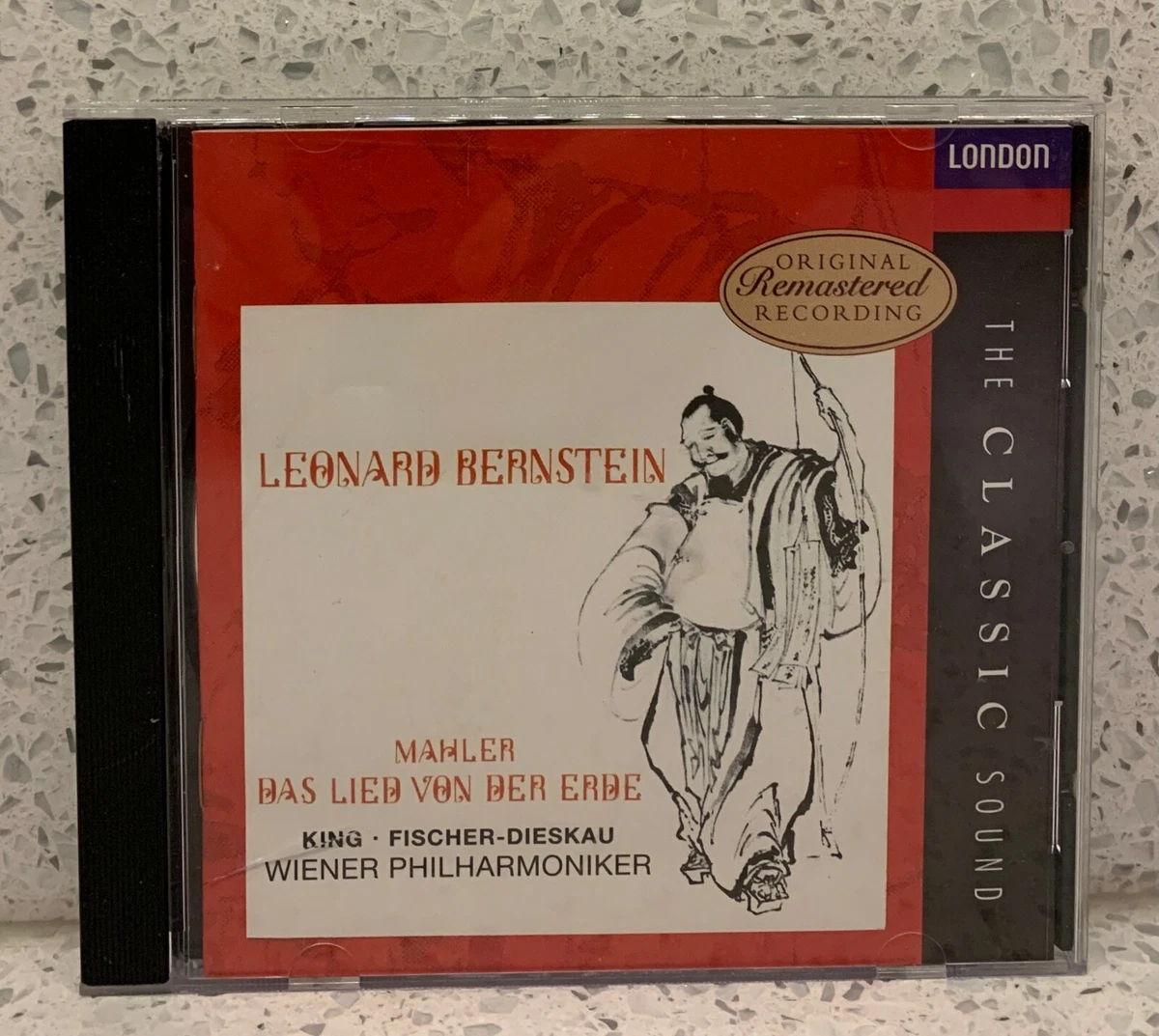 MAHLER Das Lied von der Erde (CD, London) BERNSTEIN James KING FISCHER-DIESKAU