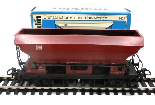 Spur H0 Märklin 4631 Drehschieber Seitenentladewagen OVP (3357k)