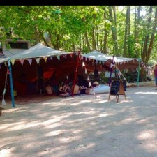 Stretch tent/marquee rigging. Poles, base, pegs. 1015, 1520 festival wedding