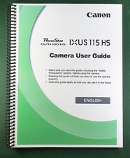 Canon PowerShot IXUS 115 HS Instruction Manual: 212 Pages  Protective Covers