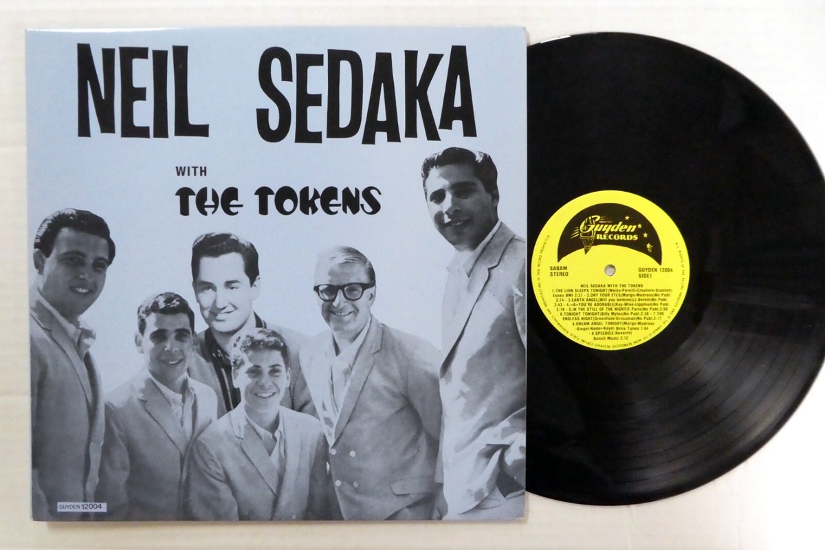 NEIL SEDAKA with The TOKENS LP Guyden REISSUE Doowop MINT- vinyl