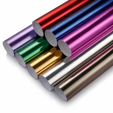 Chrome Mirror Vinyl Film Wrap Sticker Decal Stretchable Reflective Super Gloss