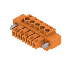 1941040000, Weidmuller, PCB plug-in connector, fem plug, 3.81 mm, 5p, Lot of 3