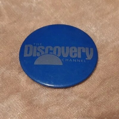 THE DISCOVERY CHANNEL SKY BROADCASTING PIN BADGE BUTTON SAMMLERSTÜCK VINTAGE