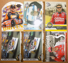 TONY STEWART NASCAR DRIVER SIX TRADING CARDS - FIVE DIFFERENT