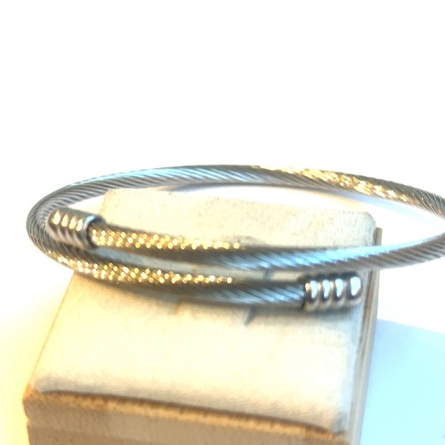 Titanium Steel Cable Bracelet For Men - Picture 2 of 4
