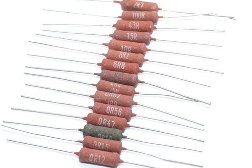 15x Draht-Widerstand RFT Typ TGL200-8041, versch. Werte / 4 W, DDR, NOS - Picture 2 of 38