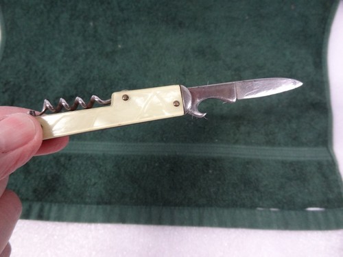 Vintage CAMCO USA Single Blade Pocket Pen Knife W/ Bottle Opener & Corkscrew - Picture 15 of 17