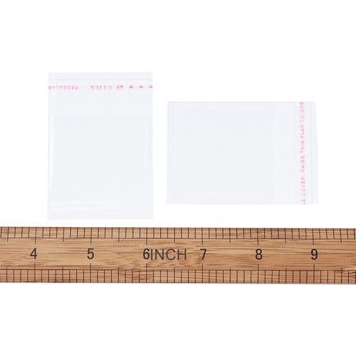 1000pcs Clear OPP Cellophane Bags Gift Pouches Wrapping Jewelry Packing 70x50mm - Picture 8 of 9