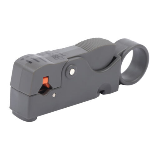 Herramienta cortadora pelacables coaxial rotativa de lujo RG58 RG6 RG59 cuádruple EE. UU. - Imagen 7 de 8