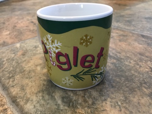 Piglet Christmas Coffee Cup Mug Winnie Pooh - Picture 3 of 6