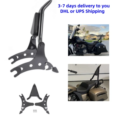24'' Sissy Bar Backrest For Indian 2014-2024 Chieftain /Roadmaster /Challenger - Bild 1 von 4