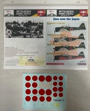 Vtg Rop OS Models Mitsubishi A6M2 Zero Japan Military Airplane Decal (ASZ3)