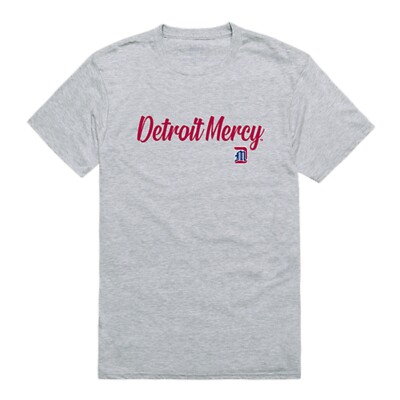 University Of Detroit Mercy Titans UDM NCAA Cotton Script Tee T Shirt  