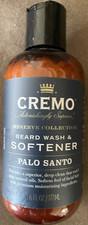 Cremo Beard Wash Softener, Palo Santo, 6 fl oz 177 ml NEW