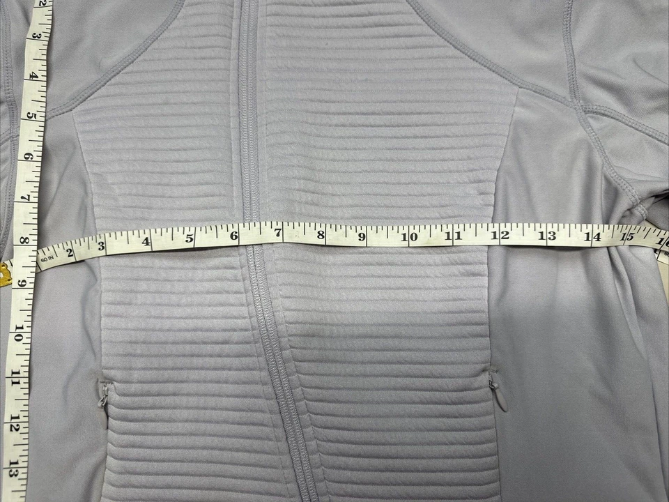 Chaqueta Mondetta Activewear para mujer S púrpura manga larga polar Foto 4 de 4