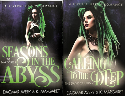 The Dank Courts Series Books #1 & 2 SIGNED by Dagmar Avery & K. Margaret 1st Ed.