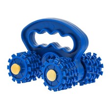 Handheld Plastic Anti-Cellulite Roller Massager, 4 Rollers with Handle