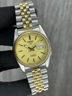 Vintage Seiko 5 SNXJ92 Automatic 7s26-3110 Champagne 21 Jewels Men’s Wristwatch