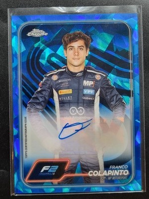 Franco Colapinto 2024 Topps Chrome Formula 1 Sapphire  AUTO AUTOGRAPH  #95790