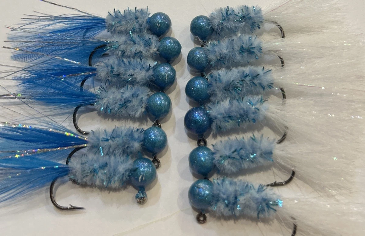 3 Jigs De Pêche Mer - 1 Once - Corps En Hair Large - Montage Main - A019 - NEUF