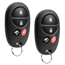Key Fob 2 Pack GQ43VT20T 89742-AA040 for 2005-2008 Toyota Avalon Solara