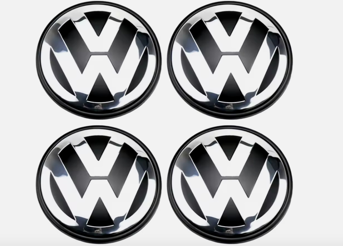 New Volkswagen x4 65mm 2.5 Wheel Cap 3B7601171 Fits Jetta Passat Golf CC Tiguan