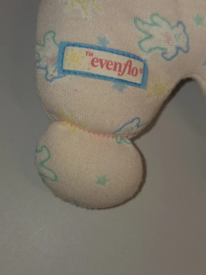 Evenflo My First Baby Muñeca 1st Peluche Suave Osos Rosa Amarillo Rubio Hilo Cabello 8" Foto 3 de 4