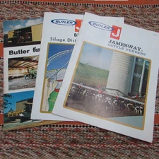 Butler Brochure's  (3)  Silage Unloader, Cattle Feeders, Buildings